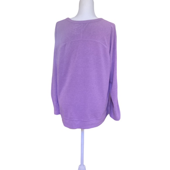 Sonoma Good For Life light pastel violet soft Sweatshirt XL - Picture 4 of 6